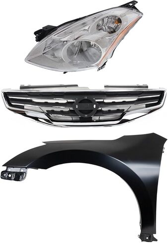 Replacement Headlight Kit Fits Nissan Altima 2010-2012 3.5L V6 Driver (Driver) in Saudi Arabia