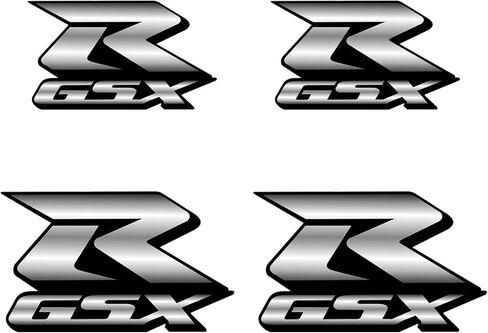 ملصق دراجة نارية مسطح عادي للدراجة النارية أحمر، مقاوم للماء، PVC، 4.52x2.0/1.97x0.88in، لسوزوكي GSXR600 750 1000 250 (أحمر أبيض) in Kuwait