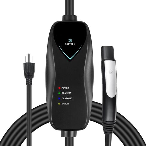 Lectron Level 2 Tesla Charger - 240V, 40 Amp, NEMA 14-50 Plug, 16 ft Extension Cord - Portable Electric Car Charger for Tesla - Compatible with All Tesla Models 3/Y/S/X in Saudi Arabia