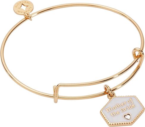 Alex and Ani Mother of the Bride and Groom, Mother of Pearl Expandable Wire Bracelet in Saudi Arabia