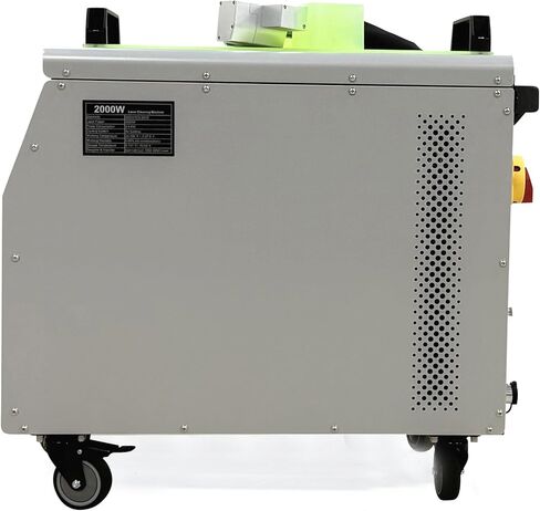 2000W Handheld Laser Cleaning Machine, 220V Air-Cooled Portable Mobile Cleaner with Dual Wobble Head for Industrial Rust Paint Oxide Removal in Saudi Arabia