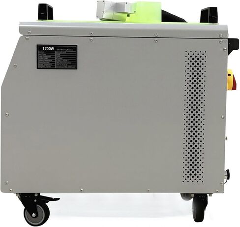 1700W Handheld Laser Cleaning Machine, 220V Air-Cooled Portable Mobile Cleaner with Dual Wobble Head for Industrial Rust Paint Oxide Removal in Saudi Arabia