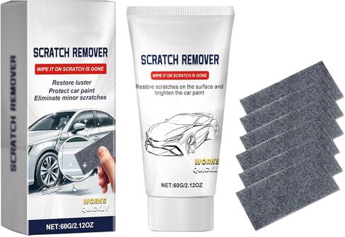 New Nano Sparkle Cloth Car Scratch 2026 Upgrade Remover Kit for Deep Scratch Repair, Magic Wipes Cleaning Cloth Car Scratch Repair Paste, Universal Fit in Kuwait