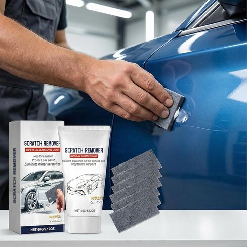 Nano Sparkle Cloth Car Scratch Remover Kit for Vehicles Deep Scratch Repair, All-in-One Scratch Care Kit in Saudi Arabia