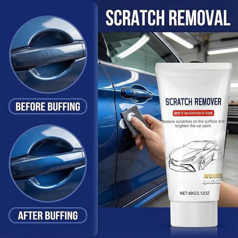 Nano Sparkle Cloth Car Scratch Remover Kit for Vehicles Deep Scratch Repair, All-in-One Scratch Care Kit in Saudi Arabia
