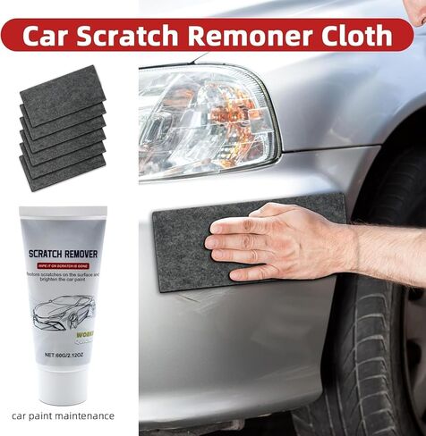 Nano Sparkle Cloth Car Scratch Remover Kit for Vehicles Deep Scratch Repair, All-in-One Scratch Care Kit in Saudi Arabia