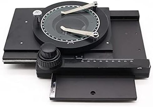 Microscope Accessories X-Y-Z Fine-Tuning Working Stage Rotatable Microscope Universal Platform with Scale X-Y-Z Movement Stage for PCB Inspection in Kuwait