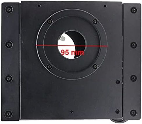 Microscope Accessories X-Y-Z Fine-Tuning Working Stage Rotatable Microscope Universal Platform with Scale X-Y-Z Movement Stage for PCB Inspection in Kuwait