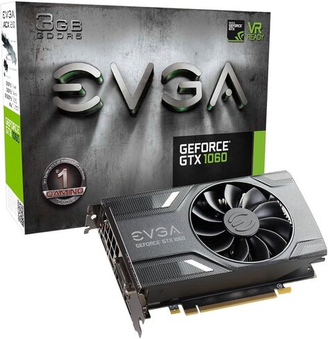EVGA GeForce GTX 1060 GAMING، ACX 2.0 (مروحة واحدة)، 6 جيجابايت GDDR5، دعم DX12 OSD (PXOC) 06G-P4-6161-KR (متجدد) in Kuwait
