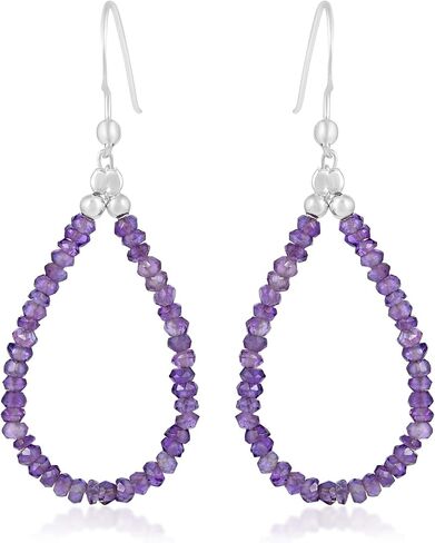 Vastlacreations Bohemian Beaded Circle Dangle Earrings - Chic Handmade Jewelry for Women in Saudi Arabia