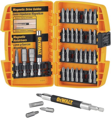 DEWALT Screwdriver Set, 37-Piece (DW2176),Silver in Saudi Arabia