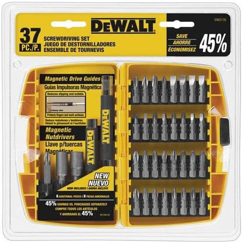 DEWALT Screwdriver Set, 37-Piece (DW2176),Silver in Saudi Arabia