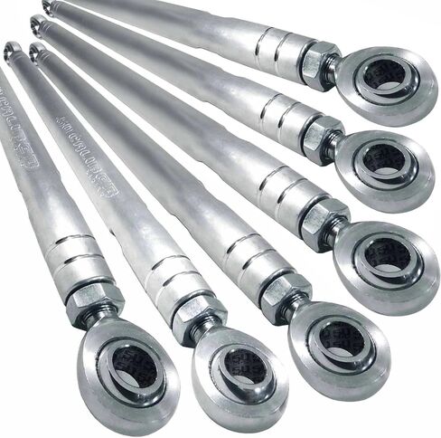 50 Caliber Racing Heavy Duty Radius Rods for Can-Am Maverick X3 2018, Fits 64" Wide Suspension, Billet Aluminum Rod Set, Upgrade Replacement Kit, Raw Finish, (RRX364C) in Saudi Arabia