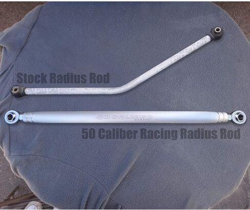 50 Caliber Racing Heavy Duty Radius Rods for Can-Am Maverick X3 2018, Fits 64" Wide Suspension, Billet Aluminum Rod Set, Upgrade Replacement Kit, Raw Finish, (RRX364C) in Saudi Arabia