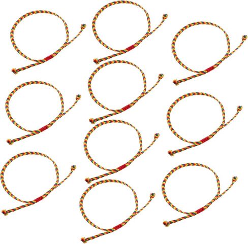 Hemoton 10pcs Ethnic String Anklets Handcrafted Braided Bracelets Teen Girl Bracelets for Casual Formal Occasions in Saudi Arabia