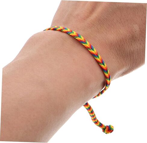 Hemoton 10pcs Ethnic String Anklets Handcrafted Braided Bracelets Teen Girl Bracelets for Casual Formal Occasions in Saudi Arabia