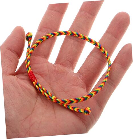 Hemoton 10pcs Ethnic String Anklets Handcrafted Braided Bracelets Teen Girl Bracelets for Casual Formal Occasions in Saudi Arabia