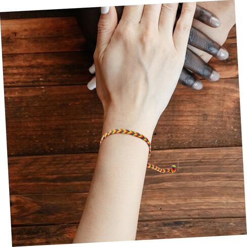 Hemoton 10pcs Ethnic String Anklets Handcrafted Braided Bracelets Teen Girl Bracelets for Casual Formal Occasions in Saudi Arabia