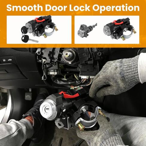 81905-Ignition Lock Switch Assembly Compatible with Kia Optima 2011 2012 2013 2014 2015 Door Lock Cylinder with 2 Keys,Replace# 81970-2TA00 81900-2TD00 81905-2T040 in Saudi Arabia