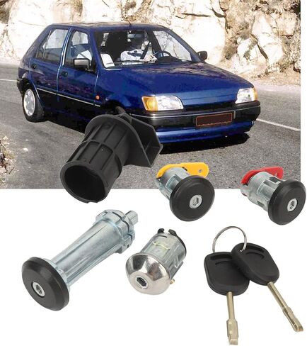 مجموعة قفل إشعال الباب BB مجموعة مفاتيح الإشعال عالية الجودة لاستبدال Ford Courier Escort MK III IV KA OEM 3N21 F22050 BB 3N21F22050BB in Saudi Arabia