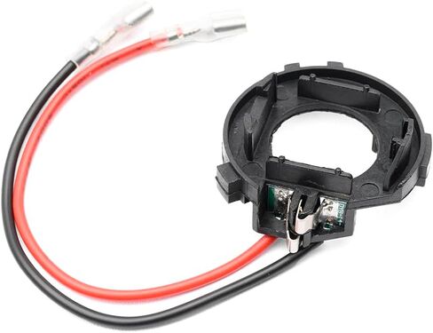 2 قطعة H7 LED HID المصباح لمبة السيارة محول حامل المقبس لشركة فولكس فاجن e-Golf Eos Golf & Golf GTI MK6 MK7 Passat SportWagen HID H7 المصباح لمبة غطاء التجنيب حامل قصاصة محول المقبس in Kuwait