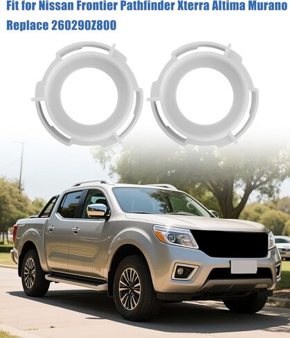 26029-0z800 Headlight Bulb Retainer Ring Fit for Nissan Xterra 2005-2015 Frontier 2005-2019 Pathfinder 2005-2012 Altima 2000-2001 Murano 2003-2007 Replace 260290Z800, 2Pcs in Kuwait