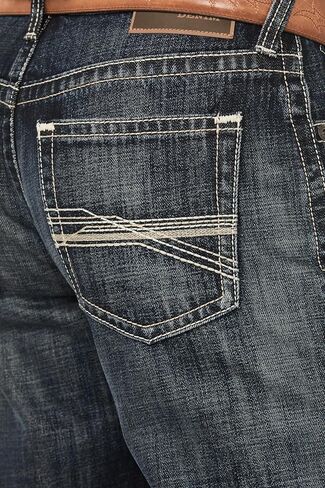 ARIAT Men's Boot Barn Exclusive Bart Keith Dark Wash Relaxed Bootcut Denim Jeans in Saudi Arabia
