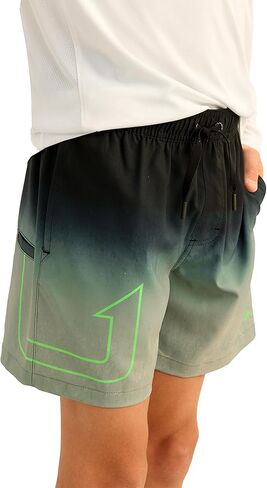 HUK Boys Pursuit Volley Pattern Short, Quick-Dry Shorts for Kids in Saudi Arabia