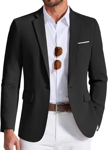 COOFANDY Mens Blazer Casual Sport Coats and Blazers Lightweight One Button Suit Jacket in Saudi Arabia