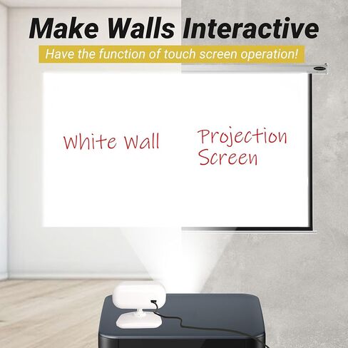 Interactive Whiteboard System -Smart Whiteboard with Electronic Pen, Compatible with Long Focus Projection, for Home Office Classroom and Presentation, Only for Windows in Saudi Arabia