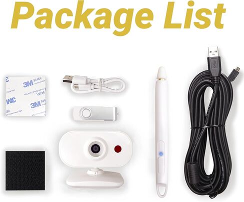 Interactive Whiteboard System -Smart Whiteboard with Electronic Pen, Compatible with Long Focus Projection, for Home Office Classroom and Presentation, Only for Windows in Saudi Arabia