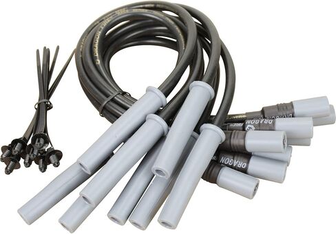 حزمة طاقة أداء Dragon FIRE من AIP Electronics كاملة مع ملفات الإشعال وأسلاك توصيل الإشعال منخفضة أوم متوافقة مع 2010-2017 Ford F-150 SVT Raptor F-250 F-350 6.2L V8 OEM Fit Kit-1240 in Kuwait