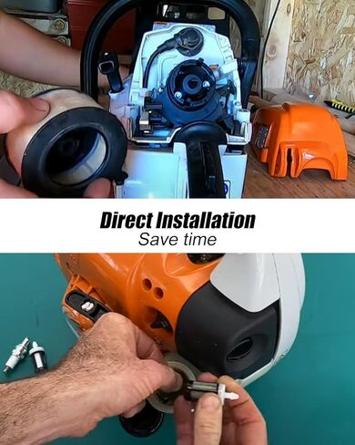 Chainsaw Ignition Coil Air Filter Tune Up Kit Fit for Stihl MS271 MS291 MS271C MS291 Replace 1141 400 1303, 1141 120 1600, 1141 1305 A, 0000 400 1324 in Saudi Arabia