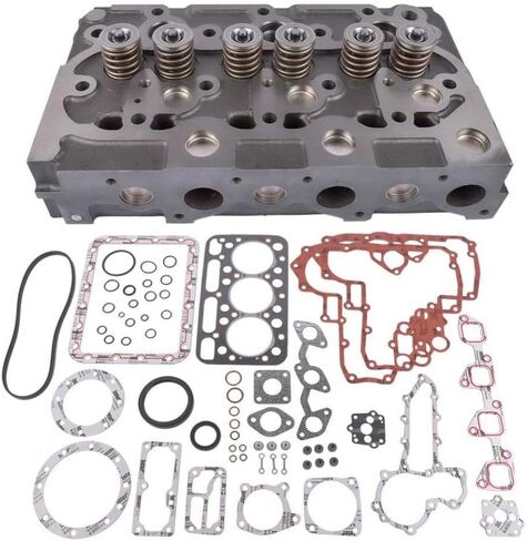 AP02 D1402 رأس الأسطوانة ومجموعة حشية كاملة متوافقة مع KH91 L2550DT L2550F 643 Zennoh L2202 يناسب أجزاء المحرك 1552103044 15521 03040 in Kuwait
