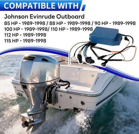 113-4028 حزمة طاقة مطورة متوافقة مع Johnson&Evinrude 85 88 90 100 110 112 115 HP(1989-1998)4-Cyl Outboard 584027 584028 583773 0584029 18-5770 in Saudi Arabia