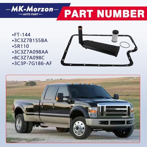5R110W Transmission Filter Kit Compatible with Ford F-250 F-350 F-450 F-550 E-350 E-450 Super Duty 6.0L Powerstroke Replaces# FT144 3C3Z7A098AA 3C3Z7B155BA in Saudi Arabia