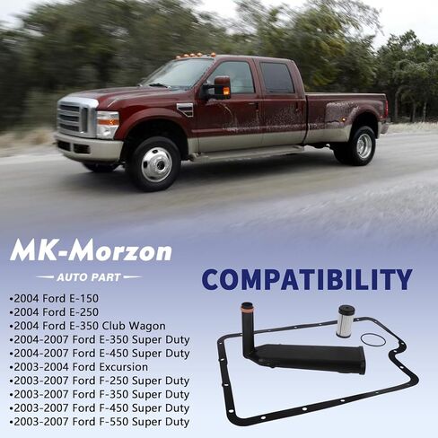 5R110W Transmission Filter Kit Compatible with Ford F-250 F-350 F-450 F-550 E-350 E-450 Super Duty 6.0L Powerstroke Replaces# FT144 3C3Z7A098AA 3C3Z7B155BA in Saudi Arabia