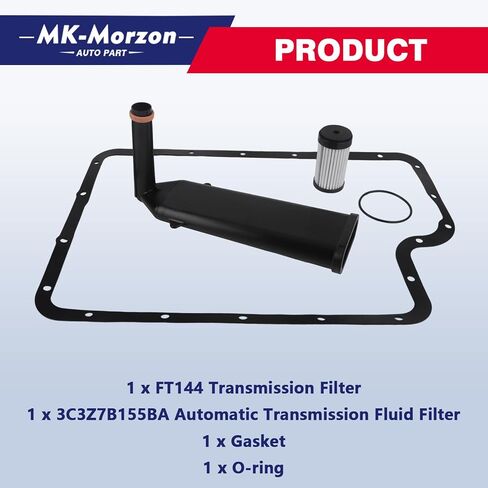 5R110W Transmission Filter Kit Compatible with Ford F-250 F-350 F-450 F-550 E-350 E-450 Super Duty 6.0L Powerstroke Replaces# FT144 3C3Z7A098AA 3C3Z7B155BA in Saudi Arabia
