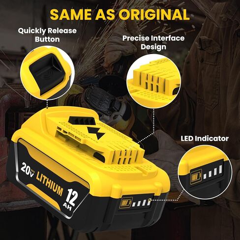 ترقية إلى 3600 مللي أمبير بطارية بديلة متوافقة مع بطارية ديوالت 7.2 فولت DW9057 DE9057 DE9085 DW920K DW920K2 DW925K DW925K2 DW968K أداة طاقة لاسلكية 2 حزمة in Kuwait