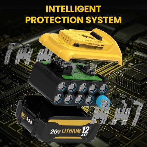 ترقية إلى 3600 مللي أمبير بطارية بديلة متوافقة مع بطارية ديوالت 7.2 فولت DW9057 DE9057 DE9085 DW920K DW920K2 DW925K DW925K2 DW968K أداة طاقة لاسلكية 2 حزمة in Kuwait