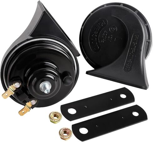 12V 120dB Musical Car Horn with 10 Sounds Waterproof & Super Loud Compatible With Cars Truck Bus Van Motorcycle in Kuwait