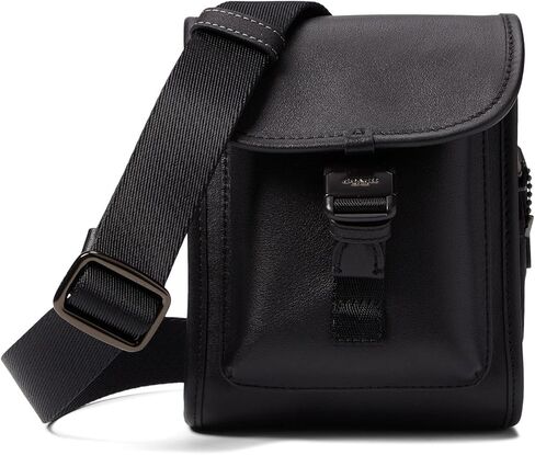 COACH Charter North/South Crossbody with Hybrid in Smooth Leather Black One Size in Saudi Arabia
