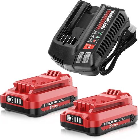 2 حزم 3.0Ah 20 فولت PCC682L بطارية بديلة متوافقة مع كابل بورتر 20 فولت بطارية ليثيوم PCC680L PCC681L PCC682L PCC685L PCC660B PCC790B أدوات كهربائية لاسلكية (2 حزمة بطارية ليثيوم 3.0 أمبير) in Kuwait