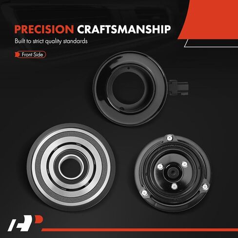 طقم قابض ضاغط مكيف الهواء A-Premium متوافق مع Ram 1500 2013 3.6L & Jeep JK Series Wrangler 2012-2017، Wrangler JK 2018 in Kuwait