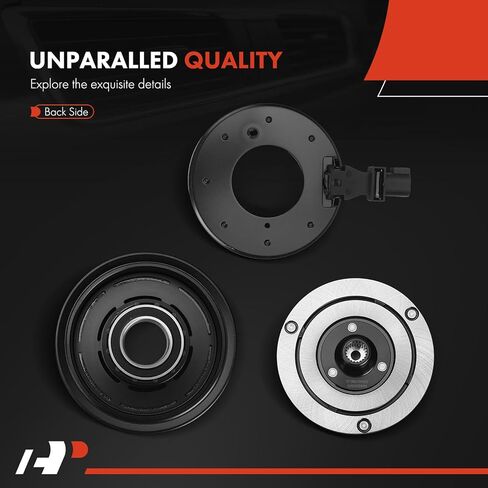 طقم قابض ضاغط مكيف الهواء A-Premium متوافق مع Ram 1500 2013 3.6L & Jeep JK Series Wrangler 2012-2017، Wrangler JK 2018 in Kuwait