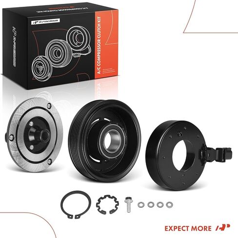 طقم قابض ضاغط مكيف الهواء A-Premium متوافق مع Ram 1500 2013 3.6L & Jeep JK Series Wrangler 2012-2017، Wrangler JK 2018 in Kuwait