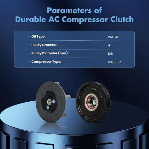 ECCPP A/C Compressor Clutch 2008-2009 Fit for Pontiac G8 6.0L 6.2L Fast Cooling AC Clutch in Kuwait