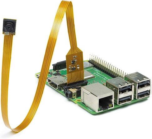 Arducam وحدة كاميرا صغيرة بمستشعر 1/4 بوصة 5 ميجابكسل مع كابل مرن لـ Raspberry Pi 4B، 3B+، 2B in Saudi Arabia