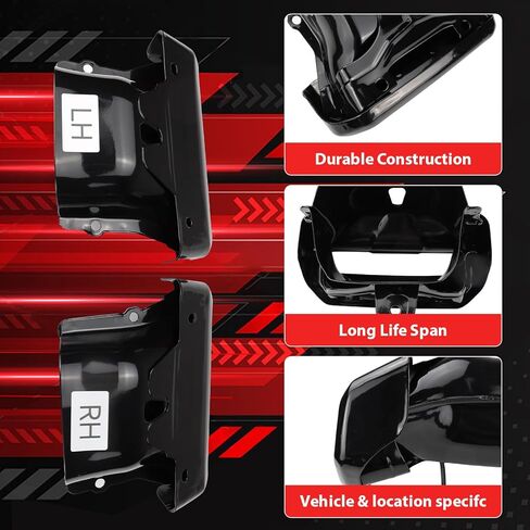 Pair Exhaust Tips Bezels Compatible with Chevrolet Chevy Silverado 1500 GMC Sierra 1500 2019 2020 2021 2022 2023 2024 84434641 84434642 2253506 in Saudi Arabia