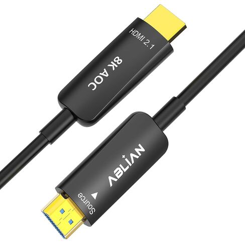 كابلات HDMI 8K بطول 15 قدمًا، كابل HDMI 2.1 فائق السرعة 48 جيجابت في الثانية 4K120 هرتز 8K60 144 هرتز eARC HDR10، HDCP 2.2 و2.3 ثلاثي الأبعاد، متوافق مع Apple TV 4K Roku HDTV Blu-ray PS5/4 Xbox X RTX3090 in Kuwait